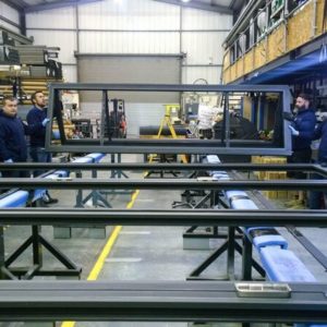 Factory Direct Steel-Frame Bi-Fold Door - 12-Foot Tall 7 Panel
