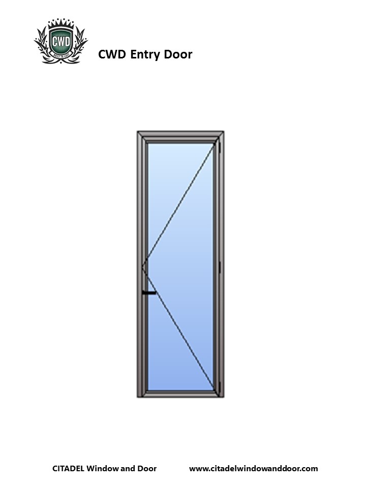 CWD Steel-Frame Entry Door