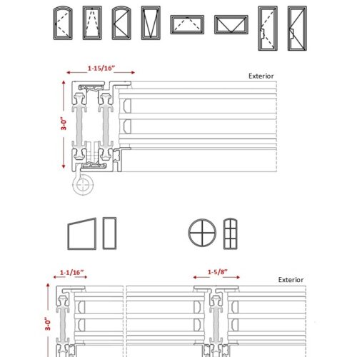 Thermal Bronze-energy Performance-Title 24 Compliant-windows-doors-hardware